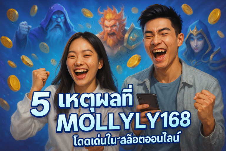 5 เหตุผลที่ MOLLY168 โดดเด่นในสล็อตออนไลน์